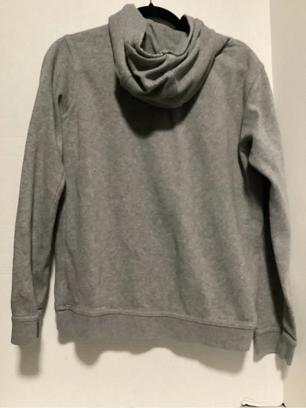 Nike Gray Crewneck Hoodie with White Swoosh